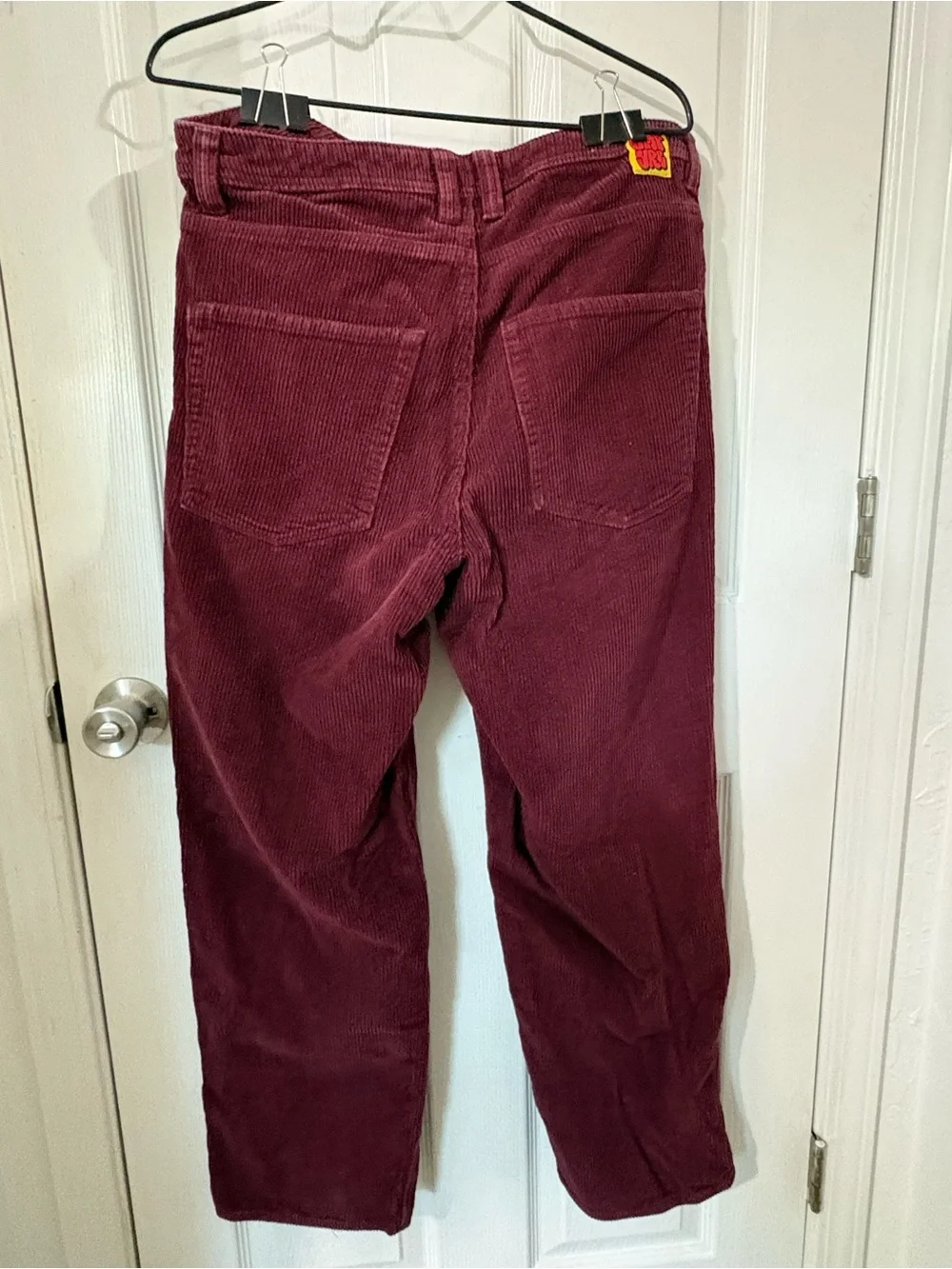 Empyre Men's Corduroy Pants in Burgundy